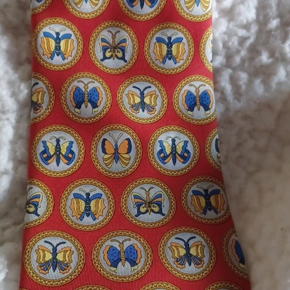Vintage Leonard paris silk tie - Picture 1 of 3